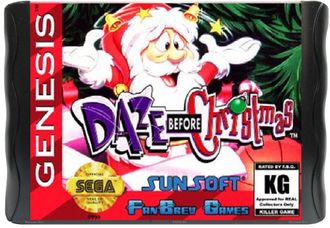 Daze Before Christmas, Игра для Сега (Sega Game) GEN No Box