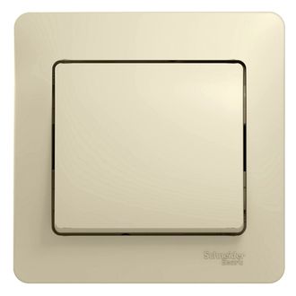 Выключатель одноклавишный Schneider Electric Glossa GSL000212 Beige