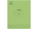 Тетрадь 12л., клетка Мульти-Пульти &quot;Однотонная. Зеленая&quot;, 70г/м2
