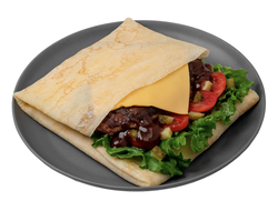 блинбургер с котлетой