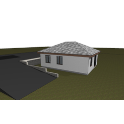 Одноэтажный дом с тремя спальнями 78м² (S14)