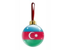 Новогодний ёлочный шар Азербайджан