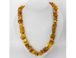 Лечебные бусы  из необработанного янтаря 50см
