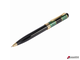 Ручка подарочная шариковая GALANT «Granit Green», корпус черный с темно-зеленым, золотистые детали, пишущий узел 0,7 мм, синяя. 140393