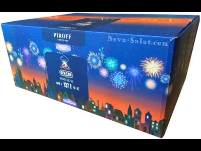 Батарея салютов ФУДЗИ БСК0113712 PIROFF | Neva-Salut.com