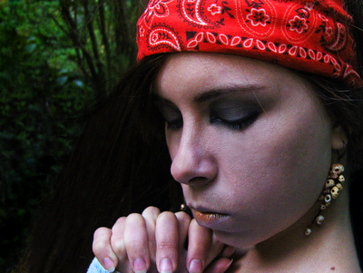 Серьги-черепа "Тропой разбойников"