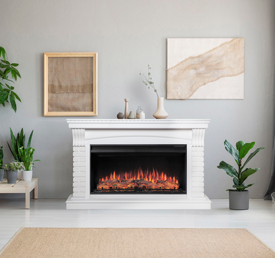 Линейный камин Jazz WT с очагом Flash 36