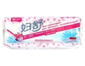 Китайские лечебные прокладки Fu Shu для женщин (модификация 1)