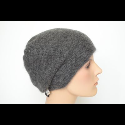 Темно - серый берет вязаный Vizio Италия 5122