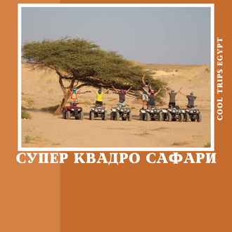 СУПЕР КВАДРО САФАРИ (5ти ЧАСОВАЯ ПРОГРАММА) - РАЙОН МАРСА АЛАМ