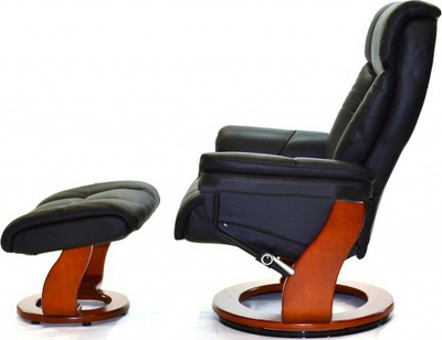 Кресло Relax Зуэль 7582W (001 BLACK / 026 HONEY)