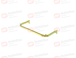 G-2240B Планка-вешало прямая с гальваническим покрытием, L=600мм, B=250мм Цвет: золото