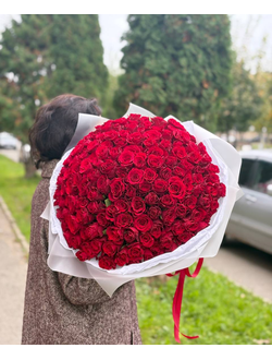 Букет из 151 кенийской розы Red