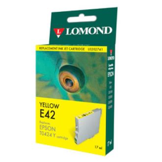 Картридж для принтера Epson, Lomonnd E42 Yellow, Желтый, 17мл, Водорастворимые чернила