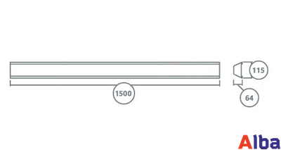 Ритейл-36W L940 Pyramid Торговый светильник