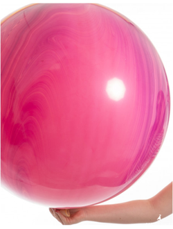 Шар гигант агат розовый