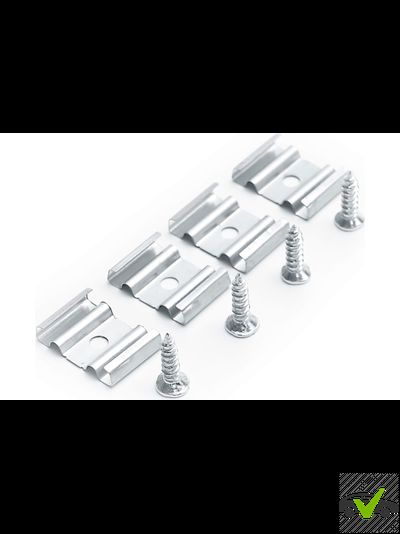 Профиль накладной алюминиевый 2м для светодиодных лент