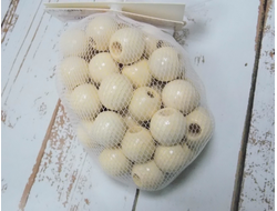 Бусины деревянные 16  мм 50 штук