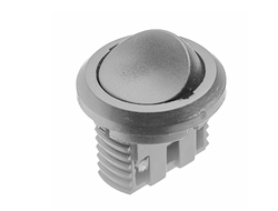 SALE Выключатель D27 встраиваемый в цвете СЕРЫЙ IP20, 5A, 250В 27х27х21мм  GLS