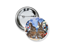 Значок закатной год Кролика №13