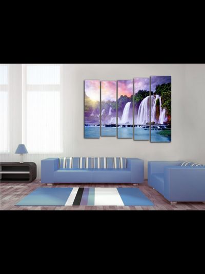 Модульная картина &quot;Диковинный водопад&quot;