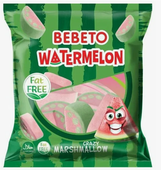 Маршмеллоу Bebeto Watermelon арбуз, 60 гр