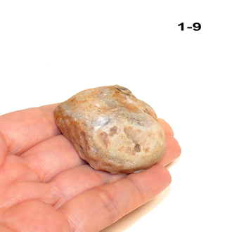 Агат натуральный (горбушка) Тиман №1-9: 49,6г - 44*43*20мм