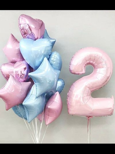 Набор шаров с гелием &quot;Нежнее нежного&quot;