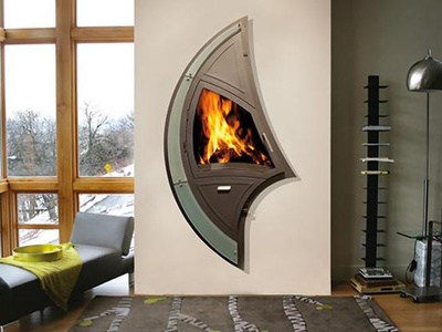 Дровяной камин ARKIANE Soio (встроенный) стальной