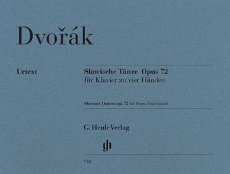 Dvorak: Slavonic Dances op. 72 for Piano Four-hands
