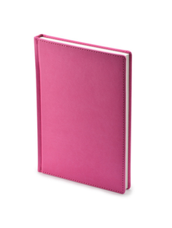 Ежедневник недатированный Velvet, А5+, 136л (розовый)