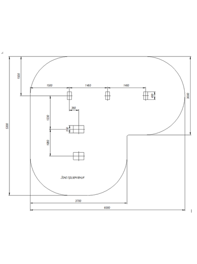 Забор с наклонной доской Romana 206.07.02