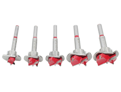 Комплект сверл форстнера с ограничителями (5 шт.) без коробки