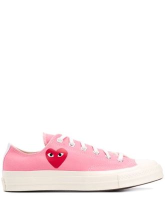 Кеды Converse Comme Des Garcons розовые низкие