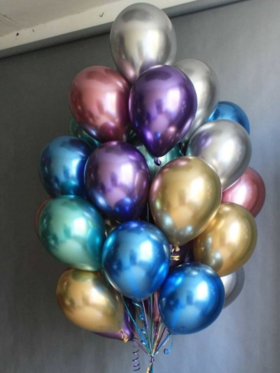 Воздушные шары "Хром"
