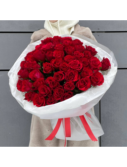 Букет из 51 алой розы
