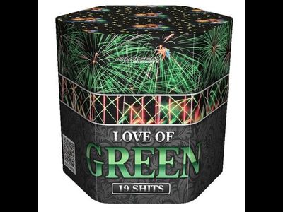 Батарея салютов LOVE OF GREEN SB-19-03 MAXSEM | Neva-Salut.com