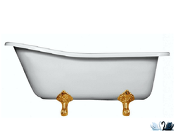 Ванна Эстет Царская 170 x 73 см отдельностоящая каменная купить в магазине Маруся Краснодар