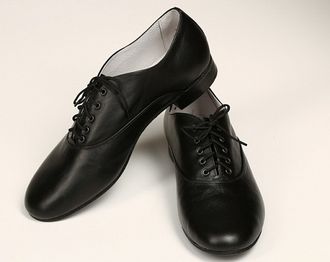 Туфли народные мужские, черные