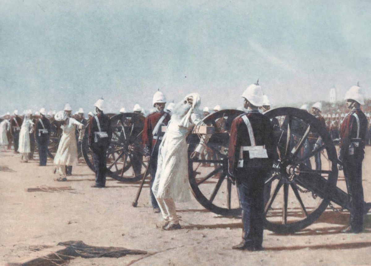 Подавление индийского восстания англичанами 1884-1885 Картина В.В. Верещагина «Подавление индийского восстания англичанами 1884-1885»