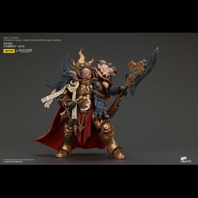 Константин Вальдор, генерал-капитан Легио Кустодес (Warhammer Horus Heresy) - КОЛЛЕКЦИОННАЯ ФИГУРКА 1/18 Legio Custodes Constantin Valdor Captain-General of the Legio Custodes (JT00942) - JOYTOY