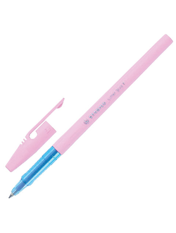 Ручка шариковая STABILO "Liner Pastel", СИНЯЯ, корпус розовый, узел 0,7 мм, линия письма 0,3 мм, 808FP1041-4, 20 штук в упаковке