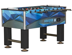 Настольный футбол (кикер) «Roma V» (140×76×87 см, синий)