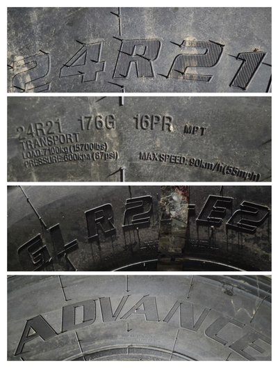 Шина 24R21 16PR TL ON/OFF GLR21-E2 ADVANCE характеристики