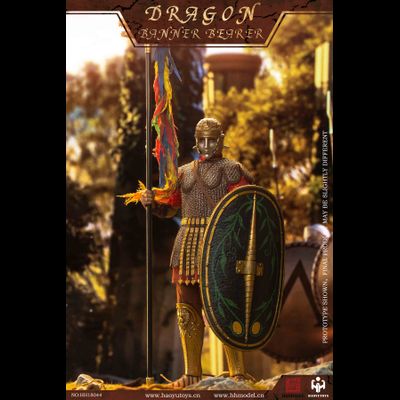Знаменосец римской ауксилии - КОЛЛЕКЦИОННАЯ ФИГУРКА 1/6 Empire Series-Dragon Banner Bearer (HH18044) - HHMODEL x HAOYUTOYS