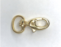 Карабин 34х12 мм цвет золото