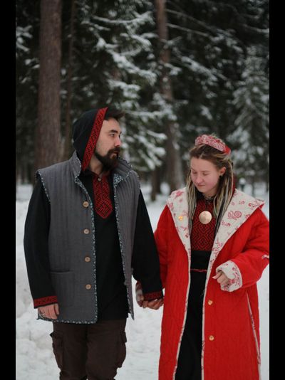 Стёганый мужской жилет &quot;Родное тепло&quot;