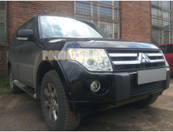 Защита радиатора Mitsubishi Pajero IV 2006-2011 black