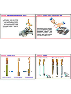 Плакаты ПРОФТЕХ "Шабрение" (5 пл, винил, 70х100)
