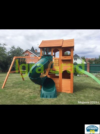 Детская площадка IgraGrad Клубный домик 2 с трубой
